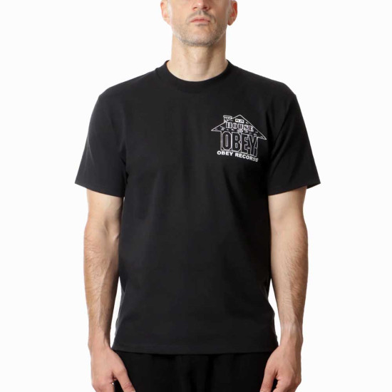 Obey Ανδρική κοντομάνικη μπλούζα House Of Obey Records Classic T-Shirt